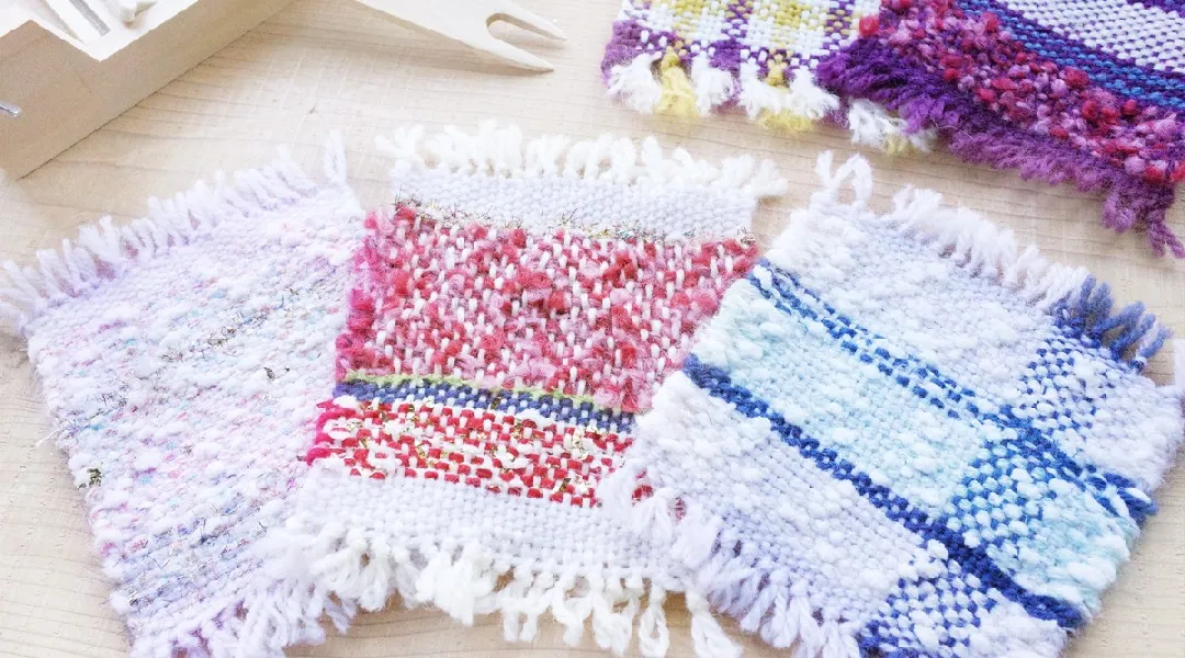 【春限定】手織りに挑戦！「ほっこりスプリングコースター」作り