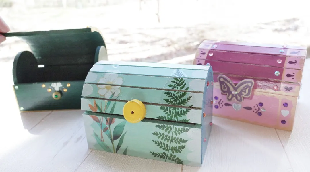 GW＆初夏限定　木工｢プチ宝箱｣作り