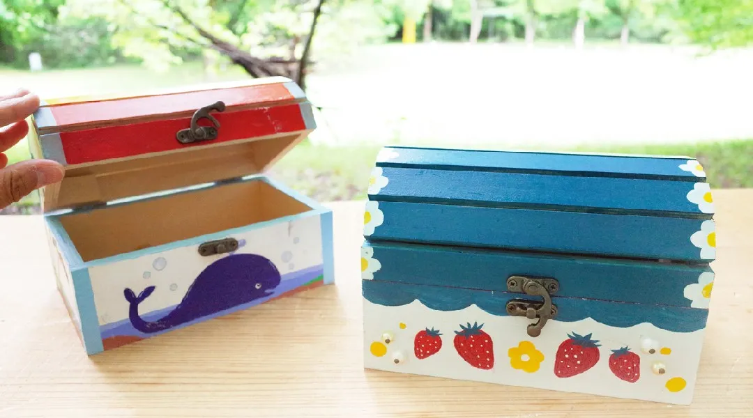夏休み限定　木工｢宝箱｣作り