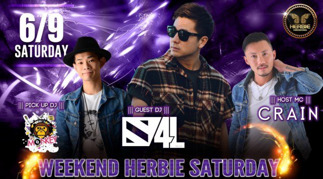 【ハービー広島:6/9 土曜日】毎回ラストまで大盛況！ALL GENRE & EDMパーティー【WEEKEND HERBIE】開催！SPゲストDJ【SALSA】出演！ビッグクラブ★クーポン利用でお得★