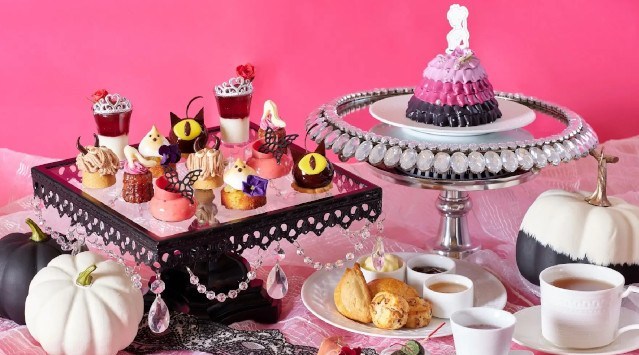 栗、さつまいもなどの秋の味覚　×　モンスターモチーフのキュートなスイーツ！『プリンセスアフタヌーンティー～ハロウィンパーティー～』販売　ベストブライダル