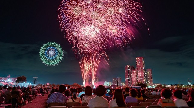 川崎市制記念多摩川花火大会2025 - 多摩川河川敷（川崎市高津区諏訪二丁目先） 伝統行事・日程・見どころ・混雑状況・開催場所 - 夏祭り 花火大会