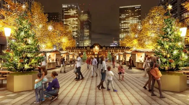 今年、丸の内で開催のクリスマスマーケット(R)に、“本格木製ヒュッテエリア”が初登場！「Marunouchi Street Park 2025 Winter」11月28日（金）〜12月25日（木）開催