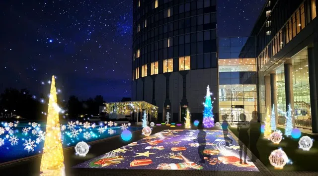 【びわ湖大津プリンスホテル】声で光る！踏んで鳴る！びわ湖の夜を彩る体験型イルミネーション 「びわプリイルミネーション 2025-2026 ～Magic in Lights～」 開催決定！