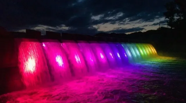 日本夜景遺産に認定された幻想の滝「錦秋湖大滝ライトアップ」7月1日開始 7月はビアフェスやWood Life Fesなど、夏の西和賀を楽しむイベントも開催 西和賀町