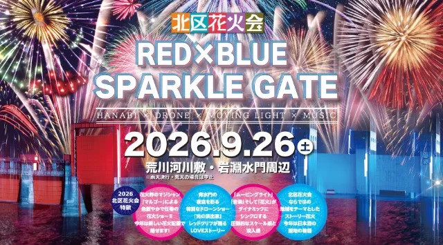 北区花火会 花火大会2026 荒川知水資料館アモア 東京都北区志茂 - 伝統行事・日程・見どころ・混雑状況・開催場所 - 夏祭り 花火大会