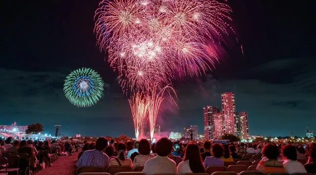 川崎市制記念多摩川花火大会2026 - 多摩川河川敷（川崎市高津区諏訪二丁目先） 伝統行事・日程・見どころ・混雑状況・開催場所 - 夏祭り 花火大会