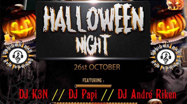 【Sonidos Bar Roppongi DJ Nightlife Saturday ソニドスバー六本木 】今夜は【HALLOWEEN NIGHT】開催！ Saturday Night Party★