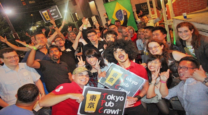 Tokyo Pub Crawl 六本木でバー巡りイベント【120人】