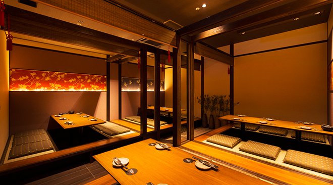 池袋 シックな落ち着いた和室での開催 多数のメニューから選択 ランチオフ会 イベントオフ会 創作酒庵 彩蔵 Saizou 池袋東口サンシャイン通り店 イベントサーチ