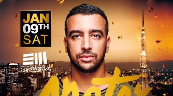 【V2TOKYO : 1/9 土曜日】あの熱気をもう一度！AfroJackの秘蔵っ子と称されるネクストスター【APSTER】再登場！シャンデリヤ輝く超豪華空間(旧：VANITY バニティ 六本木)