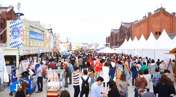 横浜オクトーバーフェスト2019 - 横浜赤レンガ倉庫  世界最大のビール祭り リトルビアセット 横浜市中区新港一丁目一番 桜木町駅 関内駅
