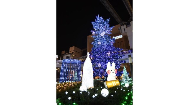 立川冬の風物詩「Tachikawa 燦燦Illumination」11/18～翌年1/8までサンサンロード及び立川駅北口周辺デッキにてイルミネーションを点灯致します。