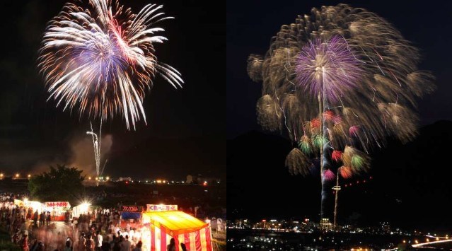 信州千曲市千曲川納涼煙火大会2025 - 戸倉上山田温泉千曲川河畔 伝統行事・日程・見どころ・混雑状況・開催場所 - 夏祭り 花火大会