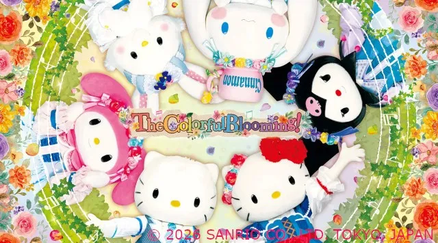 お花もKAWAIIも満開『Harmonyland Flower Fantasy』2026年3月20日（金・祝）より開催決定！約500本の桜が咲く園内で、フローリスト姿のハローキティたちと春をお祝い！
