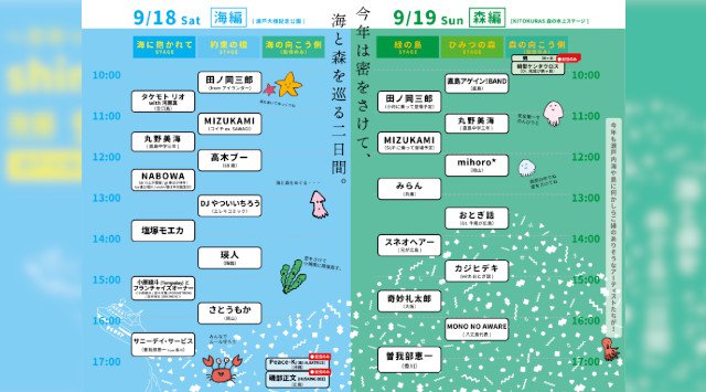 shima fes SETOUCHI 2021 島フェス2021 百年つづく、海の上の音楽祭 瀬戸内の魅力が海をこえてぎゅっ！と集まる 海の上の野外音楽フェスティバル フェス2021