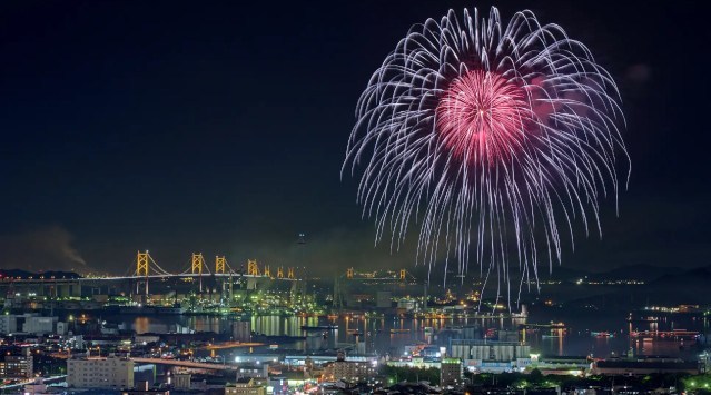 さかいで大橋まつり花火大会 2023 四国・香川夏祭り・日程・穴場・花火大会 四国花火大会 打上情報 花火打上日