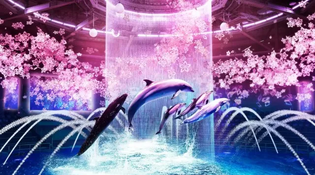 マクセル アクアパーク品川、生きものと楽しむ「幻想的なお花見アート」桜に包まれるフォトジェニックな没入空間へ　―3月4日（水）～ 4月19日（日）まで　株式会社ネイキッド