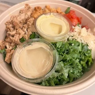 ヘルシーサラダ夜ご飯会 : 写真