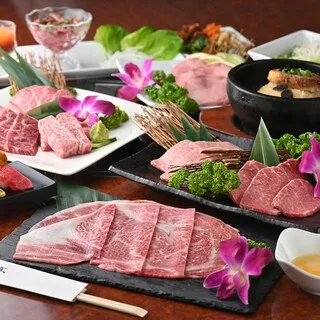 池袋高級黒毛和牛焼肉店でお肉オフ会 : 写真