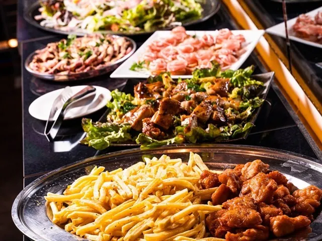【3Hお店貸切パーティー！豪華貸切プラン】飲み放題＆豪華特製ビュッフェ料理＊11品付6,500円⇒6,000円