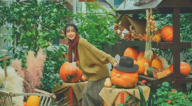 約300個の”本物のかぼちゃ"と”秋色のガーデン”が融合した人気のハロウィンディスプレイが園内各所に登場。神戸布引ハーブ園の「ハロウィンフェア2025」は「ナチュラル×可愛い」がいっぱいです。