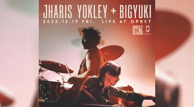 NYシーンを席巻するJharis Yokley + BIGYUKIによる特別デュオ公演が12/19（金）にOPRCTで開催決定！躍動するリズムと革新のサウンド　The Orchard Japan