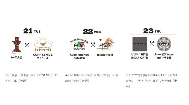 スパイスカレーの総本山・大阪エリア最大級のカレーイベントが５周年！大阪を中心に全国各地の名店のあいがけが食べられる人気企画『カレー大作戦』１０月１０日より開催！!株式会社パルコ