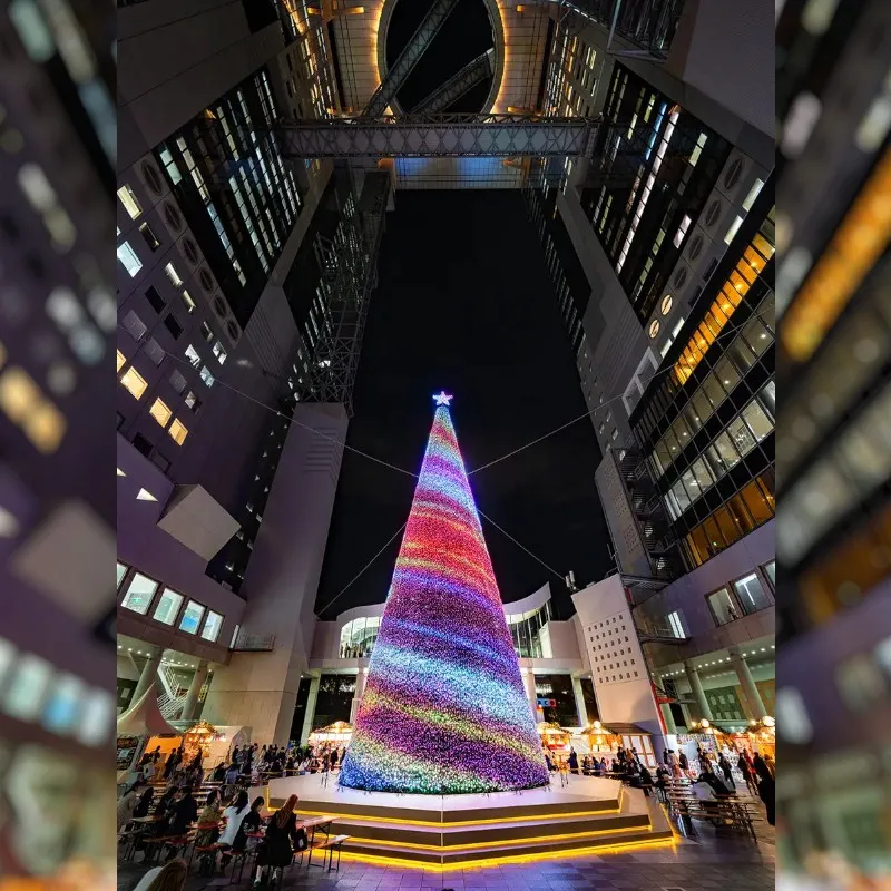 【11/14(金)・15(土)】高さ25mの光のツリーが輝く！幻想のサーカスが夜空に舞う「UMEDA SKY BUILDING Christmas 2025」点灯式のご案内 梅田スカイビル