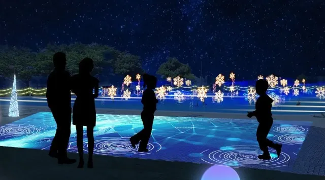 【びわ湖大津プリンスホテル】声で光る！踏んで鳴る！びわ湖の夜を彩る体験型イルミネーション 「びわプリイルミネーション 2025-2026 ～Magic in Lights～」 開催決定！