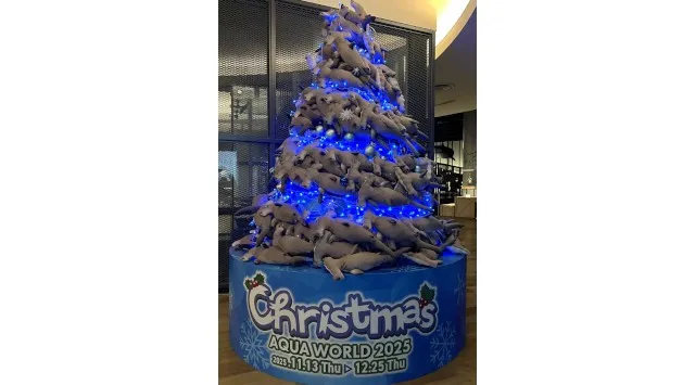 ２夜限定 アクアワールド・大洗で過ごす聖なる夜。NIGHT AQUAWORLD特別版 “クリスマスナイト”開催　2025年12月20日（土）・12月24日（水）開催。　アクアワールド茨城県大洗水族館