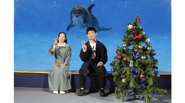 ２夜限定 アクアワールド・大洗で過ごす聖なる夜。NIGHT AQUAWORLD特別版 “クリスマスナイト”開催　2025年12月20日（土）・12月24日（水）開催。　アクアワールド茨城県大洗水族館