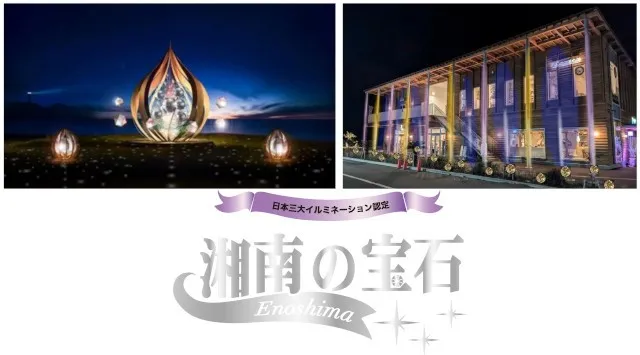 日本三大イルミネーション「湘南の宝石」に新スポット。鵠沼海浜公園 HUG-RIDE PARKに海辺の夕景に輝く高さ3.5mの木製オブジェが初登場！12月20日(土)〜1月12日(月・祝)まで限定開催