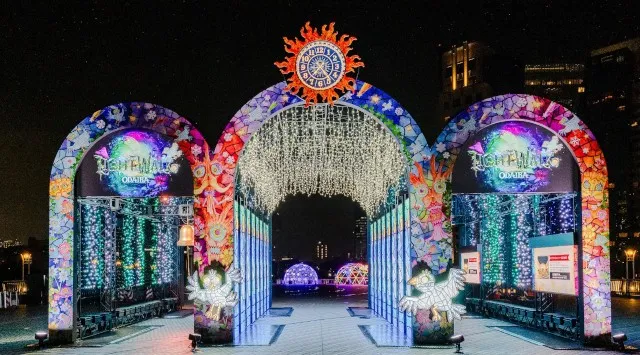 LIGHT WALK ODAIBAとのコラボにより光とアートが共鳴するANREALAGE初の「空中ファッションショー上映会」を12月14日（日）に開催　LIGHT WALK ODAIBA広報事務局