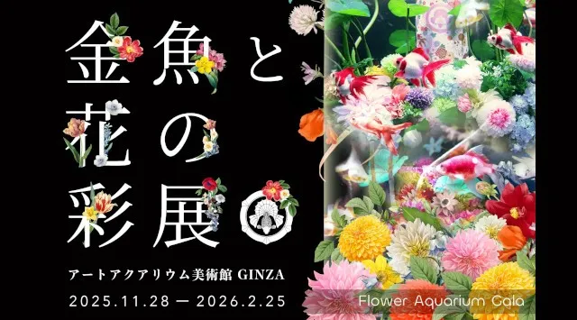 クリスマスの思い出を“花×金魚”のアートアクアリウム美術館で お得なクリスマスペアチケットを数量限定で販売！ 2人で“花に囲まれる幻想空間”に浸るクリスマス　アートアクアリウム製作委員会