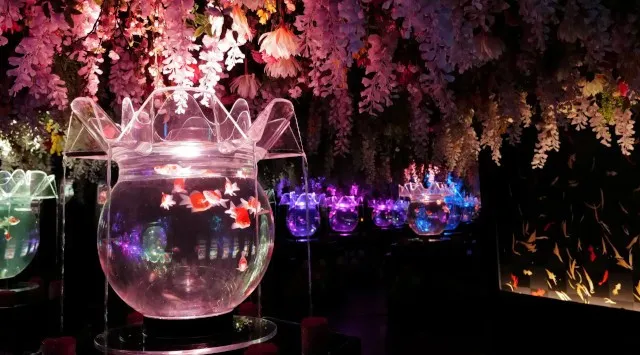 クリスマスの思い出を“花×金魚”のアートアクアリウム美術館で お得なクリスマスペアチケットを数量限定で販売！ 2人で“花に囲まれる幻想空間”に浸るクリスマス　アートアクアリウム製作委員会