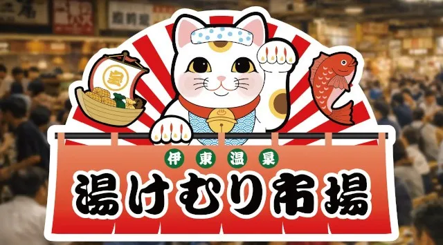 伊東温泉に新名所『湯けむり市場』“10店舗の名店”が集まる【食の台所】2026年春開業予定（全席約200席）伊東温泉にぎわいカンパニー株式会社