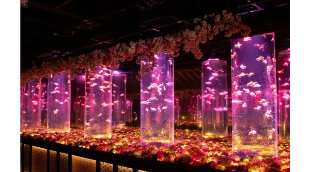 アートアクアリウム美術館 GINZA 春の企画展2月27日開幕 ～喧騒忘れて、幻想へ～ めっちゃ桜2026 2月27日～4月22日まで、期間限定開催 アートアクアリウム製作委員会