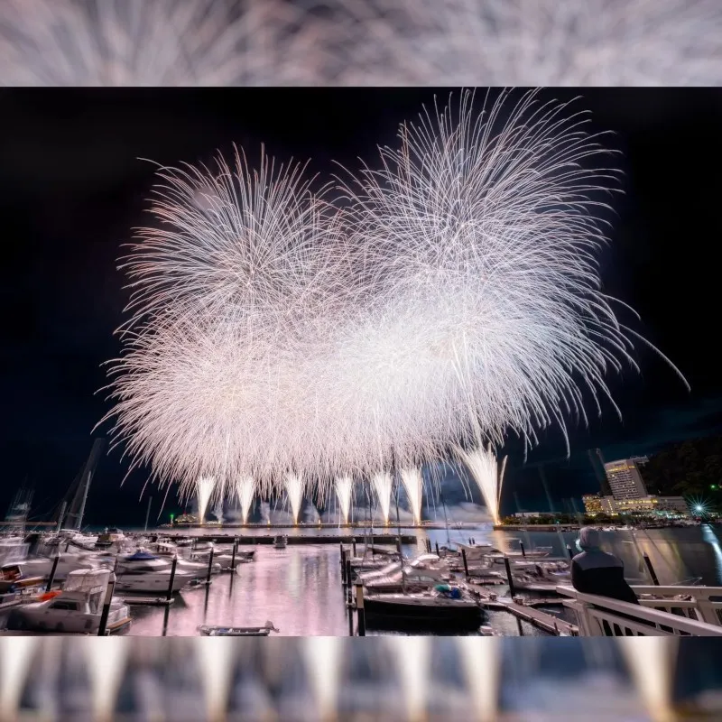 【春空に咲く大輪の華】春休みは熱海温泉へ、4月の熱海海上花火大会は26日（日）！特等席確約の送迎付きプランの販売中。空席少なくなっているので、ご予約はお早めに！株式会社サイトプラス

