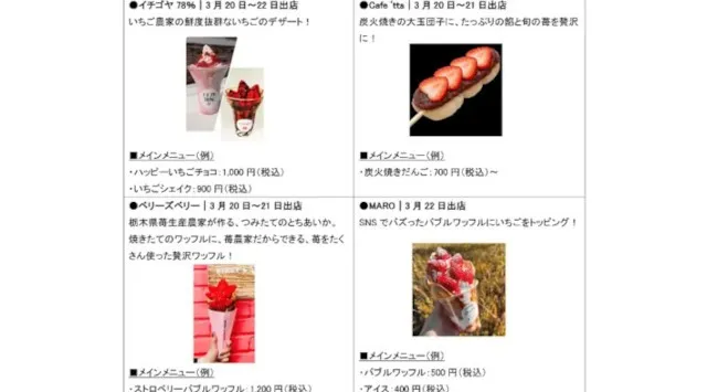 春にぴったり！季節を感じるいちごスイーツを堪能できる3日間 「ODAIBA いちごフェス」開催！サンリオファン懐かしの空間「いちごのお家」ダイバーシティ東京　三井不動産商業マネジメント株式会社
