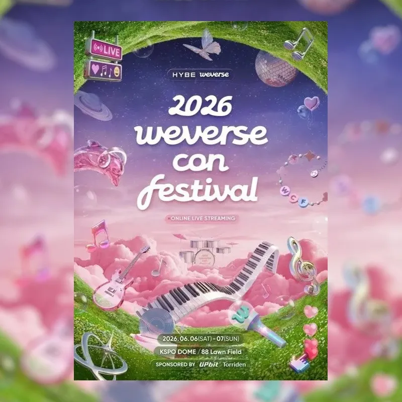 「2026 Weverse Con Festival 」開催まで、残り5日！技術・演出・ラインナップがアップグレード　株式会社HYBE JAPAN