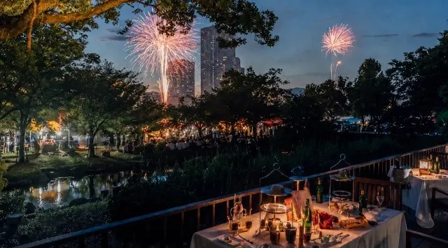 TENJIN FIREWORKS FESTIVAL 2026年7月25日（土）天神祭奉納花火の夜を、ガーデンから THE GARDEN ORIENTAL OSAKAが全7プランの花火観覧イベントを開催