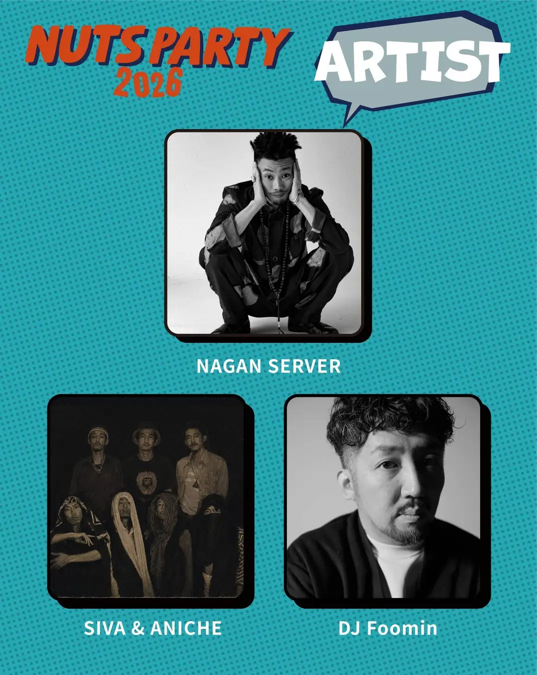 9月27日(日)開催「Beachside Art Festival Nuts Party 2026」出演アーティスト第三弾を発表 音楽・アート・フード・人がゆるやかに混ざり合う
