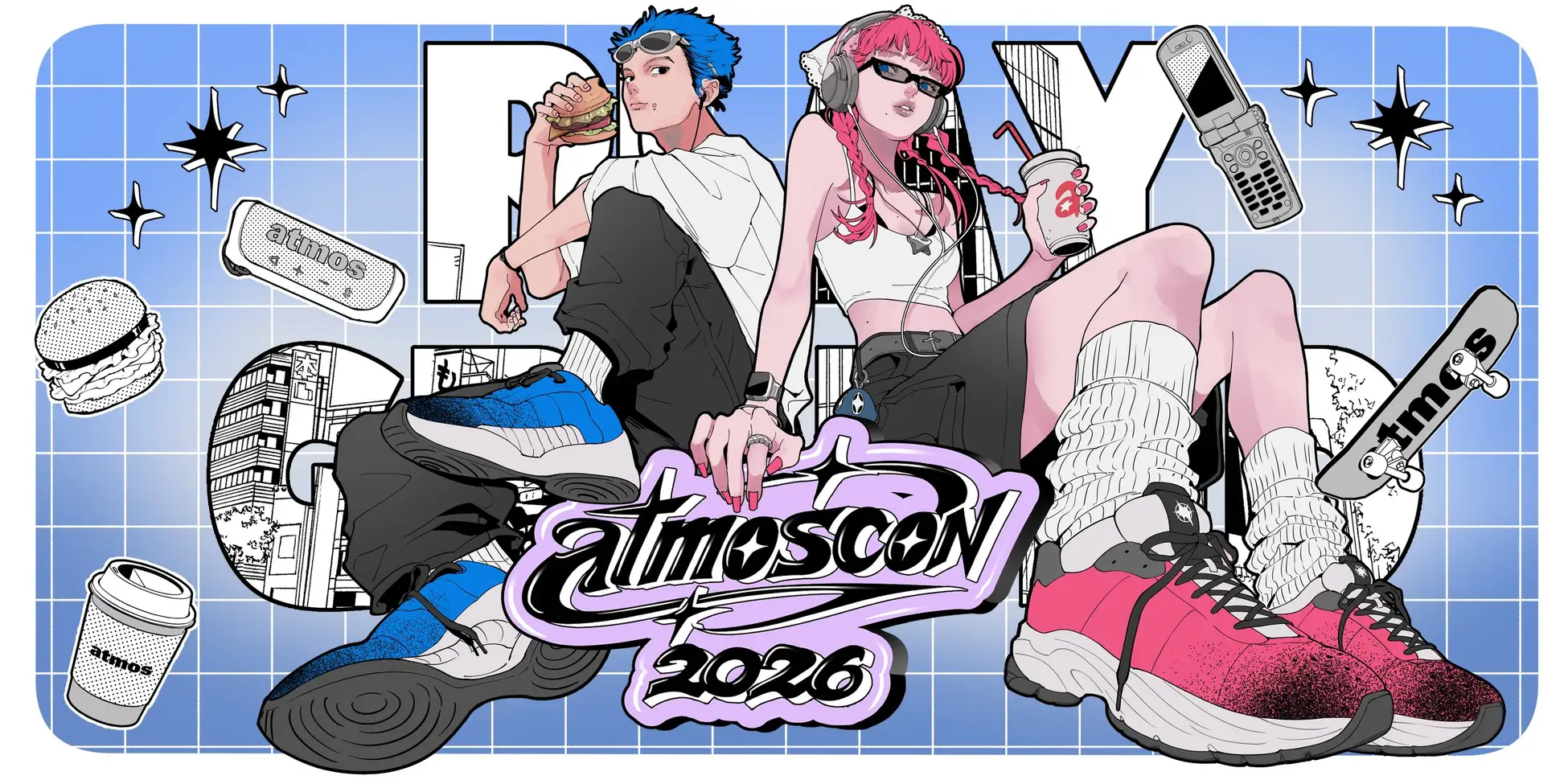 スニーカー、音楽、ファッションが融け合う、体験する都市型カルチャーフェス『atmoscon 2026』10/31(土)・11/1(日)新宿住友ビルにて開催！
