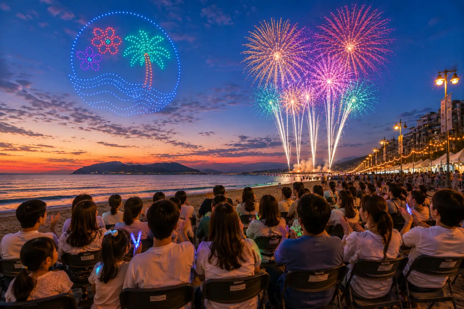 福井市・鷹巣海水浴場「Mogu Mogu Festival 2026」2日間開催！2日目の8/30(日)にドローンショーを実施　株式会社ドローンショー・ジャパン