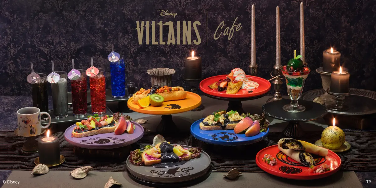 ハロウィンのシーズンに、東京・表参道でディズニーヴィランズをテーマにしたスペシャルカフェが開催決定！「ディズニーヴィランズ」OH MY CAFE 期間限定オープン！！株式会社エルティーアール