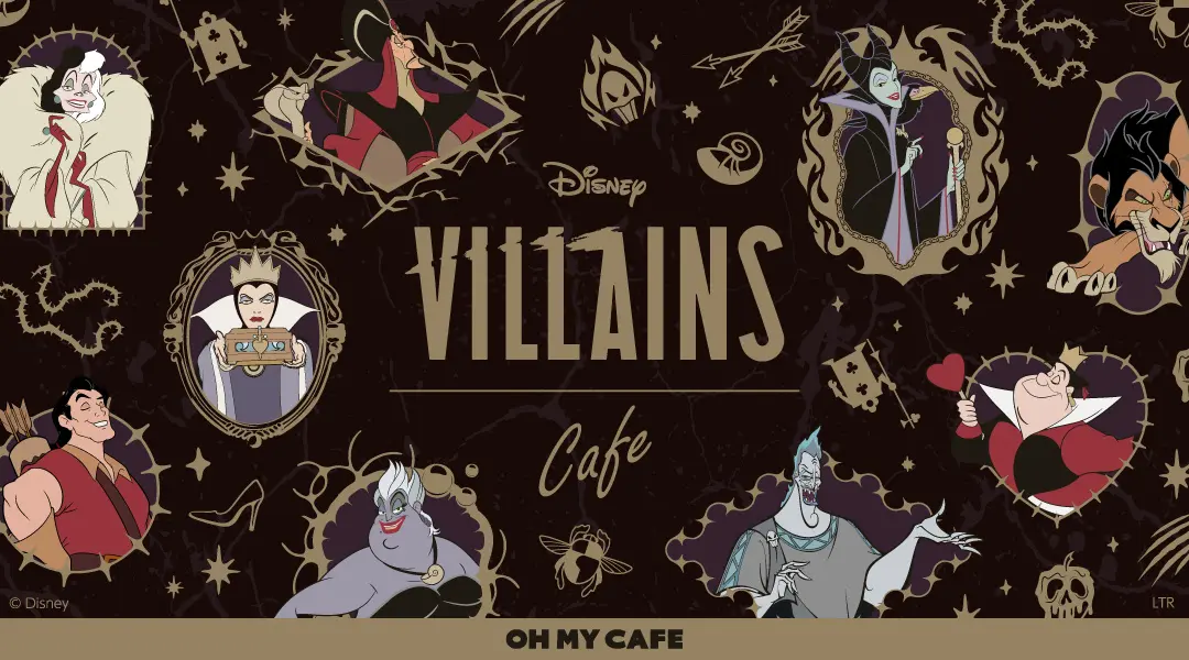 ハロウィンのシーズンに、東京・表参道でディズニーヴィランズをテーマにしたスペシャルカフェが開催決定！「ディズニーヴィランズ」OH MY CAFE 期間限定オープン！！株式会社エルティーアール