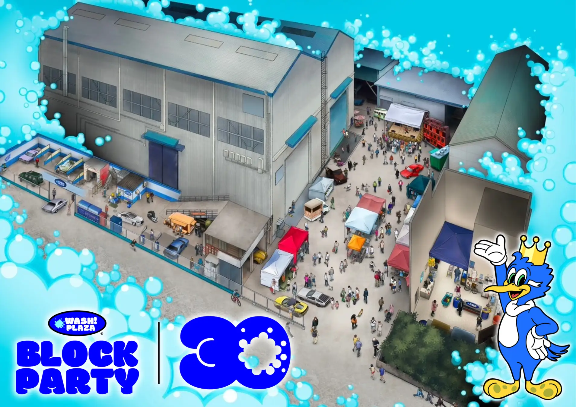 横浜・鳥浜の“洗車場”が1日限りのフェス会場に。WASH!PLAZA®︎ 30周年「BLOCK PARTY」11月3日開催 株式会社カジタ