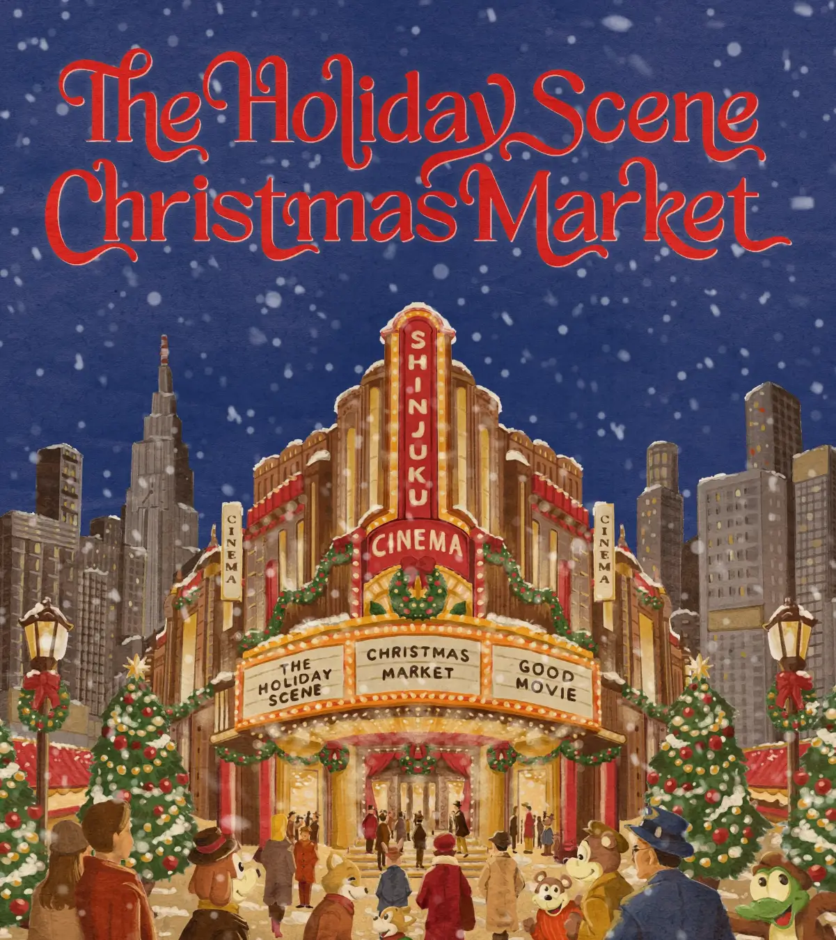 まるで映画のワンシーンに迷い込んだような世界へ。新宿に「THE HOLIDAY SCENE CHRISTMAS MARKET」が2026年12月1日オープン！株式会社Tune up