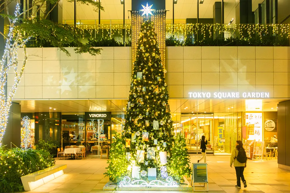 京橋エリア最大級、再エネ由来電力で17万個のLED電球が灯る「2026東京スクエアガーデン ウィンターイルミネーション」開催 11月5日（木）～1月31日（日）、ヘラルボニーとのコラボツリーも展示